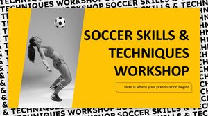Workshop zu Fußballfähigkeiten und -techniken