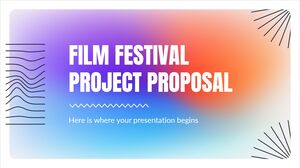 Proposta di progetto per il festival cinematografico