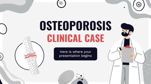 Caso clinico di osteoporosi