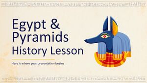 مصر والأهرامات: درس التاريخ