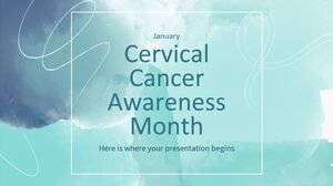 Monat der Aufklärung über Gebärmutterhalskrebs