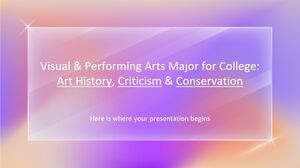 대학 시각 및 공연 예술 전공: 미술사, 비평 및 보존