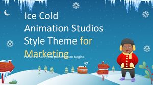 Tema in stile Ice Cold Animation Studios per il marketing