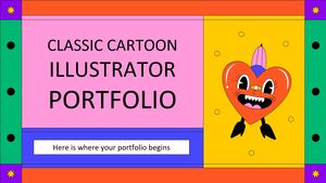 Portfolio d'illustrateurs de dessins animés classiques