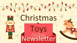 Newsletter sui giocattoli di Natale