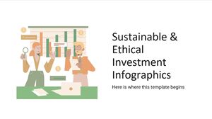 Infografías de inversión sostenible y ética