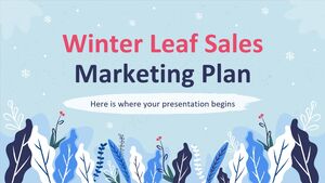Plan MK de vente de feuilles d'hiver