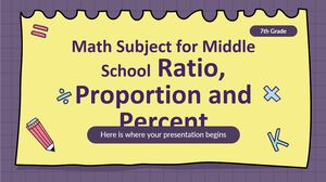 Materia di matematica per la scuola media - 7a elementare: rapporto, proporzione e percentuale