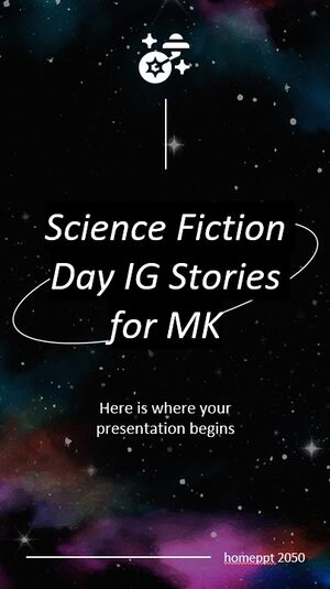 Historias IG del Día de la Ciencia Ficción para MK