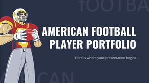 Portofolio Pemain Sepak Bola Amerika
