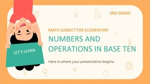Matematică pentru elementar - clasa a III-a: numere și operații în baza zece