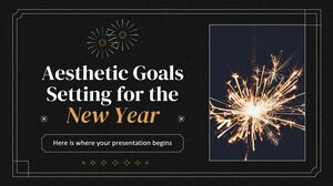 Fixation d'objectifs esthétiques pour la nouvelle année