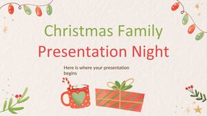 Рождественский вечер семейных презентаций