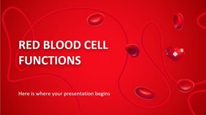 وظائف خلايا الدم الحمراء