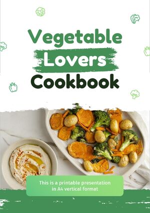 Libro de cocina para amantes de las verduras