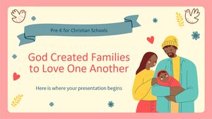 基督教学校学前班：上帝创造家庭是为了彼此相爱
