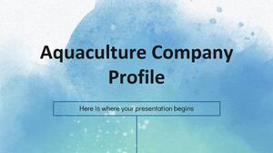 Profil Perusahaan Akuakultur
