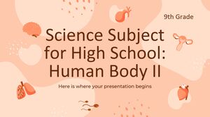 Naturwissenschaftliches Fach für die Oberschule – 9. Klasse: Menschlicher Körper II