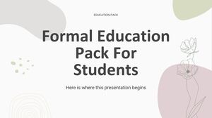 Paket Pendidikan Formal untuk Siswa