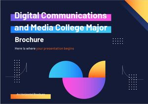 Dijital İletişim ve Medya Yüksekokulu Ana Bilim Dalı Broşürü