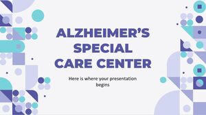 Centre de soins spéciaux Alzheimer