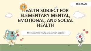İlköğretim 3. Sınıf Sağlık Konusu: Ruhsal, Duygusal ve Sosyal Sağlık