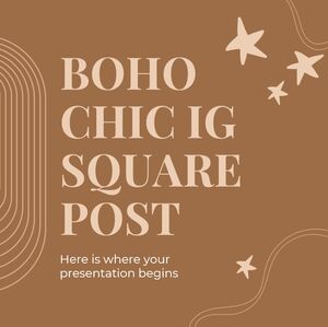 โพสต์ IG Square ของ Boho Chic