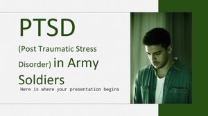 PTSD (disturbo post traumatico da stress) nei soldati dell'esercito