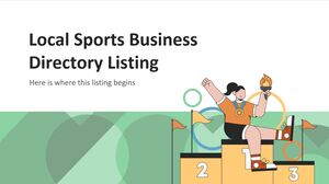 قائمة دليل الأعمال الرياضية المحلية