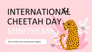 International Cheetah Day Minitheme