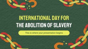 Międzynarodowy Dzień Zniesienia Niewolnictwa