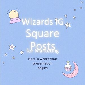 Wizards IG Square Posts for Marketing