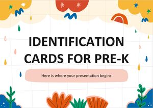 Удостоверения личности для Pre-K