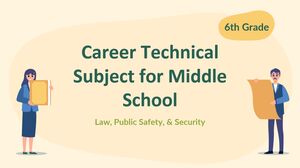 Disciplina Técnica de Carreira para Ensino Médio - 6ª Série: Direito, Segurança Pública e Proteção