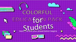 Colorful Education Pack for Students
