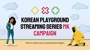Campagna MK della serie coreana in streaming Playground