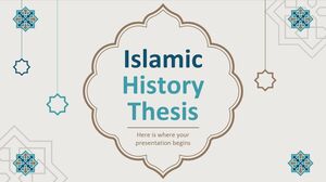 วิทยานิพนธ์ประวัติศาสตร์อิสลาม