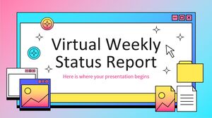Informe de estado semanal virtual