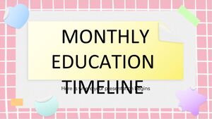 Cronograma educativo mensual
