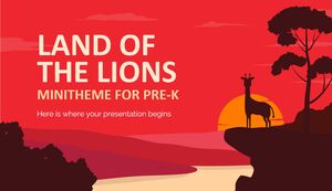 Anaokulu için Lions Ülkesi Mini Teması