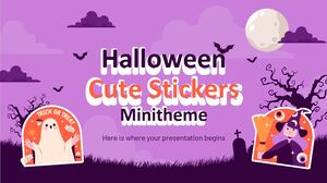 Halloween Cute Stickers Minitheme