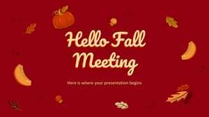 Hello Fall Meeting