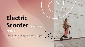 Elektrikli Scooter Şirket Profili