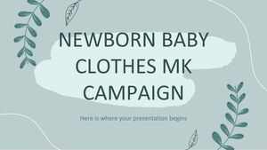 Campagna MK per vestiti per neonati