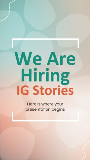 We Are Hiring IG Stories