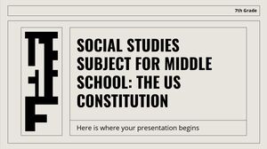 中學社會研究科目 - 七年級：美國憲法