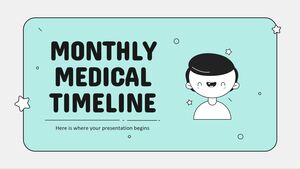 الجدول الزمني الطبي الشهري