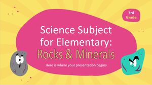 Disciplina de Ciências para o Ensino Fundamental - 3ª série: Rochas e Minerais