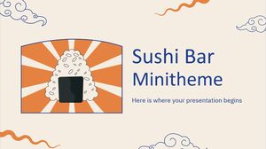 Minitemă Sushi Bar