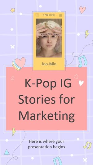 マーケティングのための K-Pop IG ストーリー